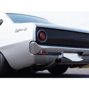 ハコスカ バンパー GC10 スカイライン 後期用 リアバンパー メッキ 旧