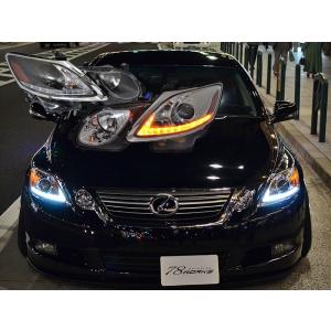 レクサス190 78Worksクリアヘッドライト2個セット レクサス（LEXUS） ヘッドライト GS350 190系 LED RSU製 クリア