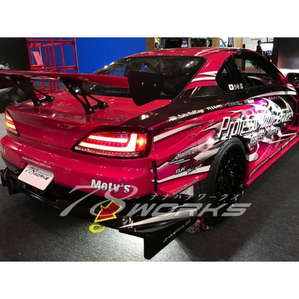 シルビア LEDテール S15 ヴァリエッタ ファイバーLEDテールランプ 流れるウインカー シーケ...