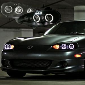 マツダ（Mazda） 新品 ヘッドライト レンズ 左右 2枚SET NB