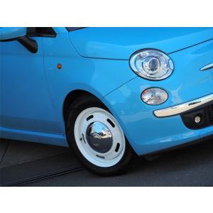 ミケロッティ・ディーン　１４インチ　フィアット５００用　ＦＩＡＴ オールドカントリー 14x6.0J +32 4H/98 ホワイト スチールホイール
