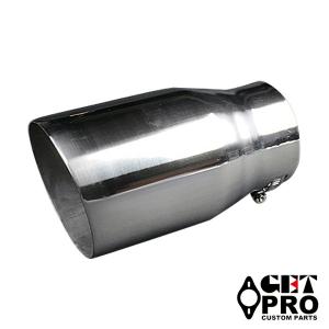 マフラーカッター 汎用品 シルバー 大口径 四角型 テールエンド 1本