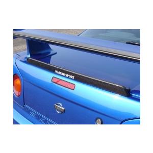 スカイラインGT-R 小型リアスポイラー ハセミモータースポーツ R34 FRP製