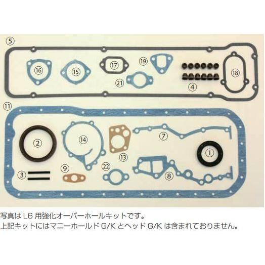 L型 オーバーホールキット L14〜18 強化オーバーホールkit 亀有エンジンワークス