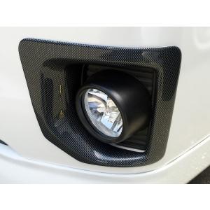 200系ハイエース 4～6型ナロー GPO カーボンフォグカバー 7型要加工 4型ナロー フォグカバー カーボンルックブラック ハイエース 200系 4型