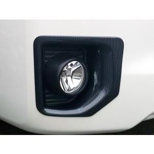 4型ナロー フォグカバー カーボンルックブラック ハイエース 200系 4型