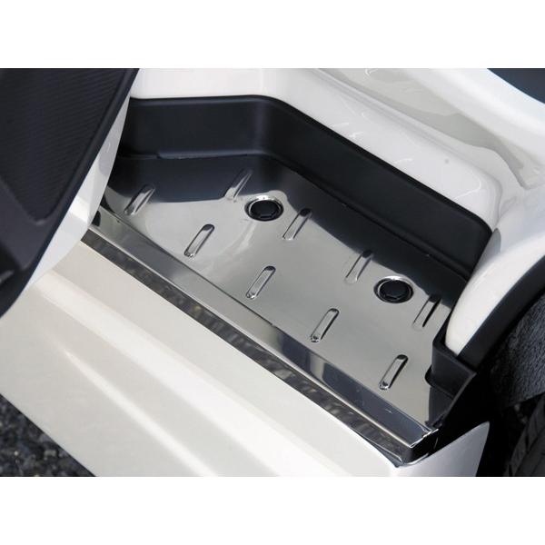 ハイエース ステップカバー 200系 1型〜4型最終 フロントステップカバー ステンレス製 セカンド...