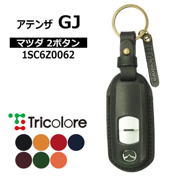 アテンザ スマートキーケース GJ系 2012/11-2019/8 MAZDA2ボタン トリコローレ...