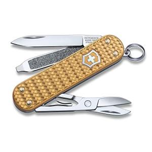 VICTORINOX (ビクトリノックス) ナイフ 折りたたみ 小型 クラシック プレシャスAlox Brass Gold 【国内正規品】 0の商品画像