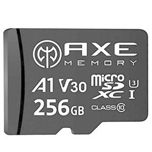 [限定ブランド] アクス 256GB microSDXCカード UHS-I U3  A1  V30  4K Ultra HD  C1