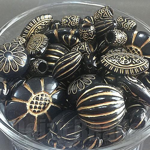 アクリル ビーズ 『4パックセット』「ワンコイン500円ぽっきり」「たっぷり人気アクリルビーズミック...