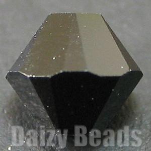 【在庫限り】スワロフスキー 「ビーズ #5301/5328 3mm 約50ヶ」「ジェット」