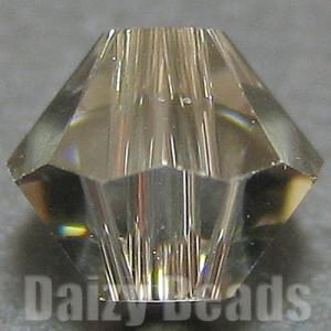 【在庫限り】スワロフスキー 「ビーズ #5301/5328 5mm 約30ヶ」「ブラックダイヤモンド」