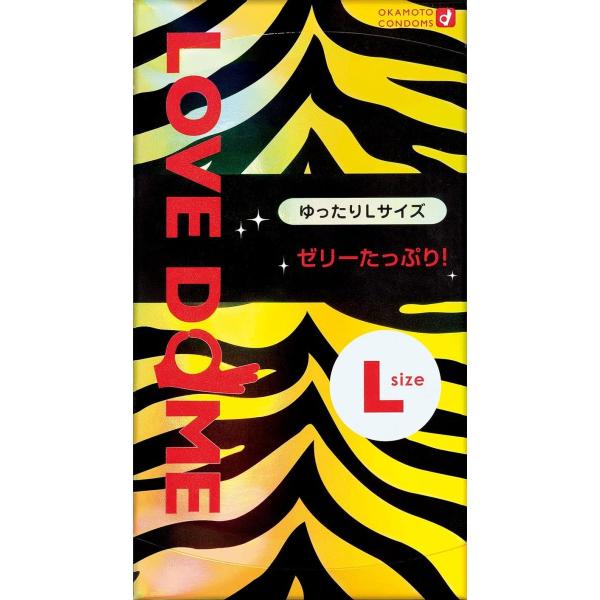 オカモト LOVE DOME（ラブドーム）タイガー 大きめ ゆったりLサイズ コンドーム 12個入り...