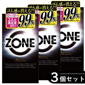 【3個セット】ZONE ゾーン コンドーム 6個入り ×3箱｜dak-japan