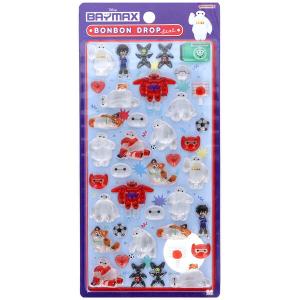 ベイマックス ボンボンドロップシール 立体 ステッカー SNS 話題 かわいい デコ ディズニー サンスター文具 [02] 〔メール便対象〕