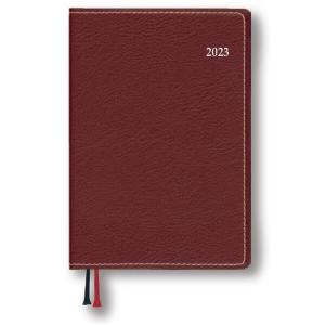 ダイゴー 2023年 手帳 アポイント ダイアリー 週間バーチカル 土日狭 レッド E8437