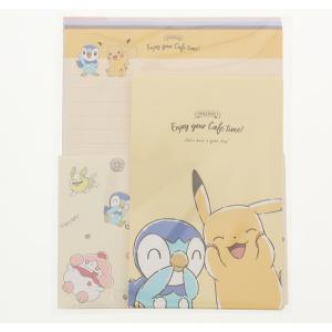 カミオジャパン レターセット ボリュームアップ ポケットモンスター もぐもぐ A5 ポケモン かわいい 女の子 男の子