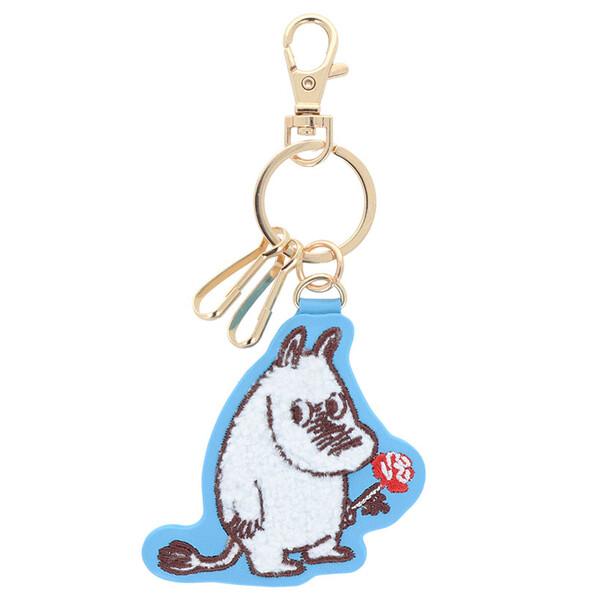 ムーミン サガラ刺繍キーリング ムーミン キーホルダー 鍵 Onnea! 80周年 お祝い フィンラ...