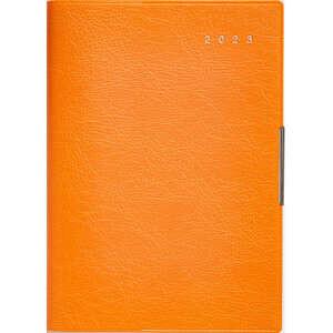 高橋書店 2023年 手帳 1月始まり No.238 フェルテ 8 オレンジブラウン  B6判 月間 ブロック式 週間 レフト式 [02]
