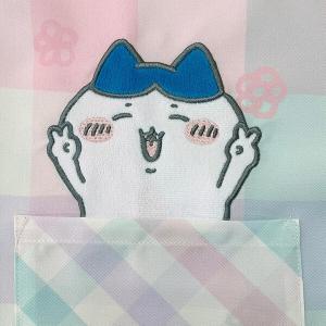 ちいかわ エプロン お花・チェック柄 みんなで...の詳細画像5