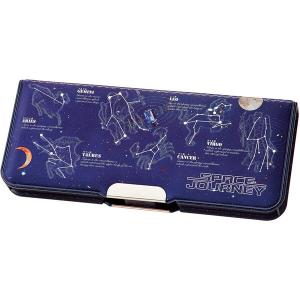 クツワ ピッタントン マグネット筆入れ 星座ネイビー かわいい 女の子 男の子 新入学 光る [01]