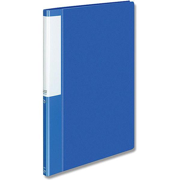 コクヨ クリヤーブック POSITY 固定式 A4 縦 20ポケット ブルー P3ラ-L20NB [...