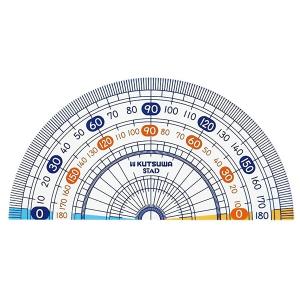 クツワ STAD 算数分度器 HP09A [01] 〔メール便対象〕｜daliha