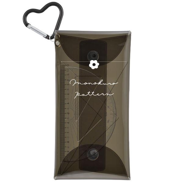 定規セット デイジー 三角定規 分度器 ポーチ入 ハート カラビナ付 入学 進学 算数 プレゼント ...