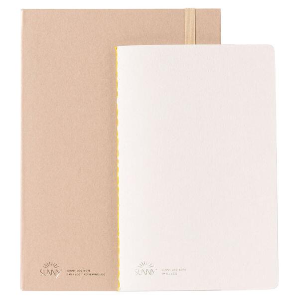 SUNNY LOG NOTE サニーログノート フォーンブラウン 別冊付 1日1ページ 週 月 自分...