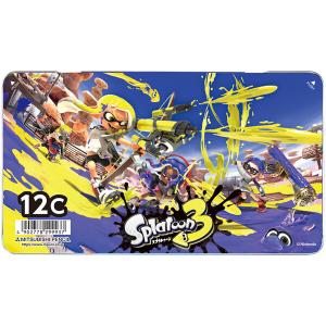 三菱鉛筆 スプラトゥーン3 色鉛筆 12色 K88012CSTS3 新入学文具 名入れ