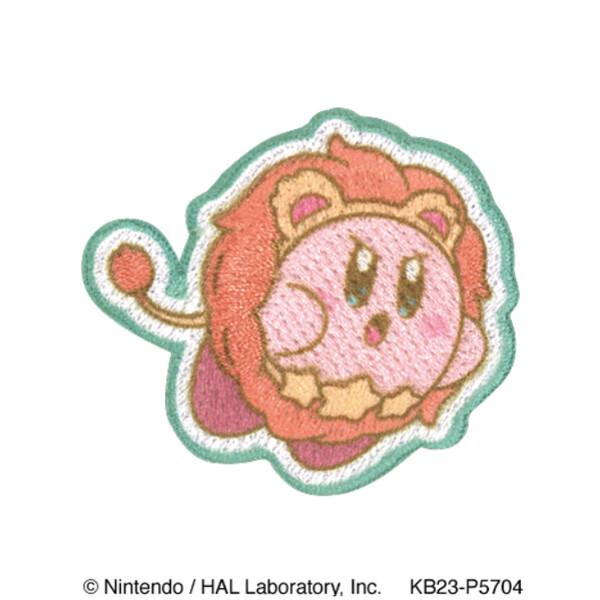 星のカービィ ワッペン Horoscope Collection しし座 シール・アイロン両用 ホロ...