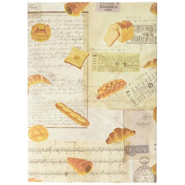 ブックカバー フリーサイズ パン 文庫/新書/単行本/A5 しおり付 不織布 耐水 本 小説 手帳 ...