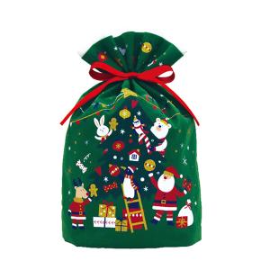 Z&K ゼットアンドケイ ギフトバッグ ソフトバッグ Sサイズ クリスマスツリー ラッピング クリスマス
