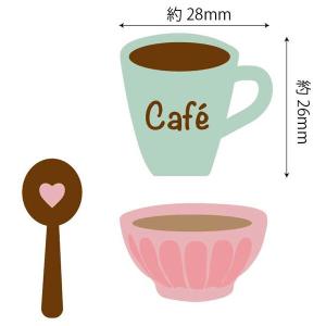 ナチュラル ワッペン カフェ 3柄セット シー...の詳細画像1