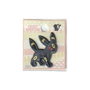 稲垣服飾 ポケットモンスター ポケモンシールワッペン ブラッキー シールアイロン両用接着