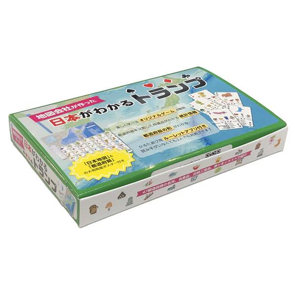 日本がわかるトランプ 都道府県 地図 A2ポスター付 統計情報 社会 かるた遊び アプリ 日本製 東...