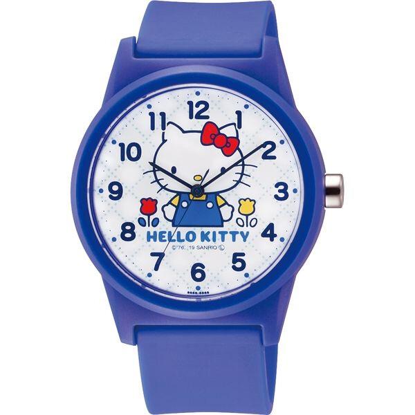 CITIZEN シチズン Q&amp;Q 腕時計 アナログ ハローキティ防水 ブルー HK30-003 [0...