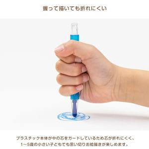 くり出し式 色鉛筆 くるりら 単色 むらさき ...の詳細画像2