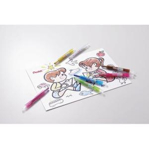 くり出し式 色鉛筆 くるりら 単色 むらさき ...の詳細画像5