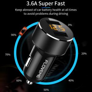 [在庫処分 セール] 車の充電器デュアル USB 急速充電器シガーライター車の充電器 Xiaomi サムスン