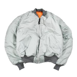 Deadstock GREENBRIER MA-1 Flight Jacket Sage EMAR Zip : DAMAGEDONE 