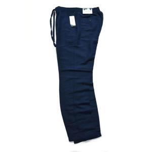 Cubavera Linen Brend Draw String Pants Dress Blue キューバベラ｜damagedone