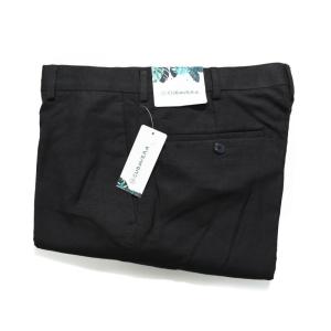 Cubavera Linen Slacks Pants Black キューバベラ｜damagedone