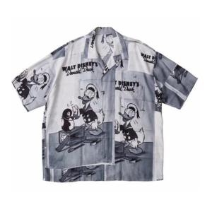 Porter Classic Disney V/P PC Aloha Collection Aloha Shirt / Donald Duck ポータークラシック｜damagedone