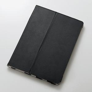 エレコム iPad Pro 11インチ 2018用ソフトレザーカバー 2アングル ブラック TB-A18MPLFBK