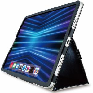 エレコム TB-A22PMPLFBK iPad Pro 11インチ 第4世代 フラップケース ソフト...
