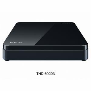 東芝映像ソリューション THD-600D3 ハードディスク レグザ 6TBパソコン:ドライブ:外付けHDD