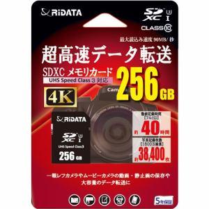 RiDATA RD2-SDX256G10U3 SDXCカード ブラックパソコン:フラッシュメモリー:SD/MicroSDメモリ｜damap