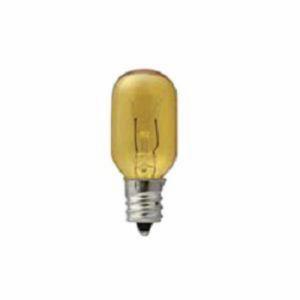 ELPA G-05H(Y) 生地色ナツメ球 5W E12 イエロー家電:照明器具:電球・点灯管/グロ...